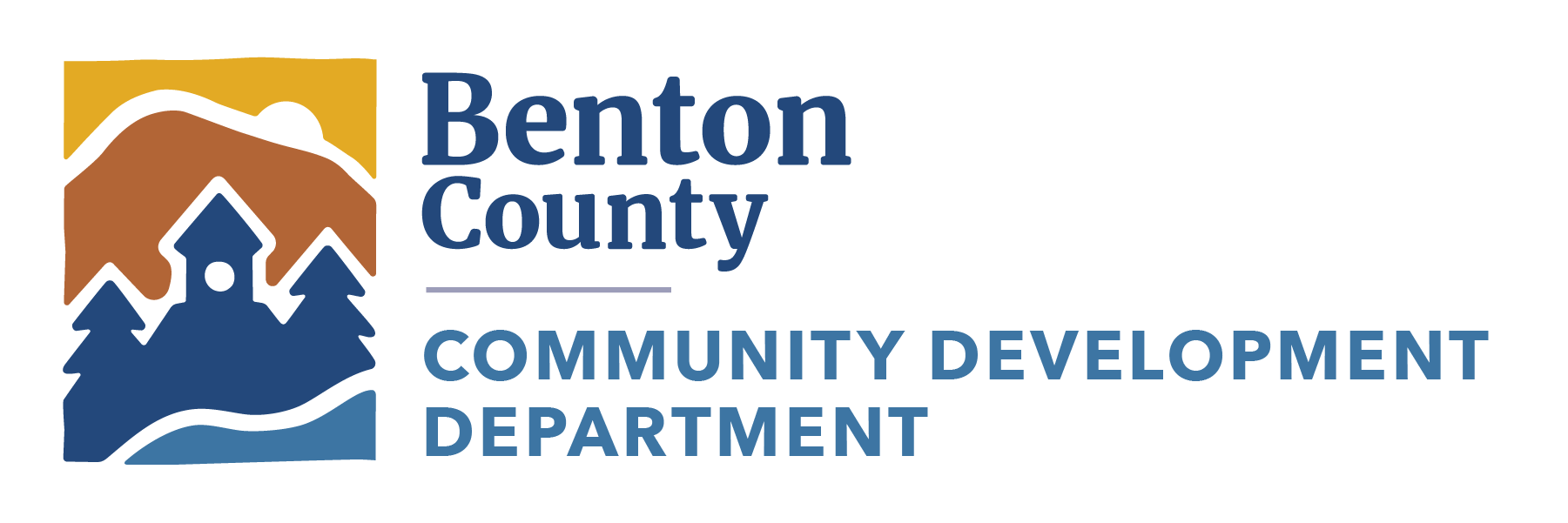 Benton County Community Development logo.