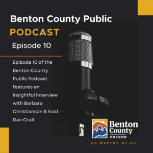 Listen to episode 10 of the Benton County Public Podcast.