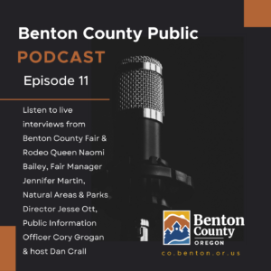 Listen to episode 11 of the Benton County Public Podcast and hear about the first day of the Benton County Fair & Rodeo in Corvallis, Oregon.