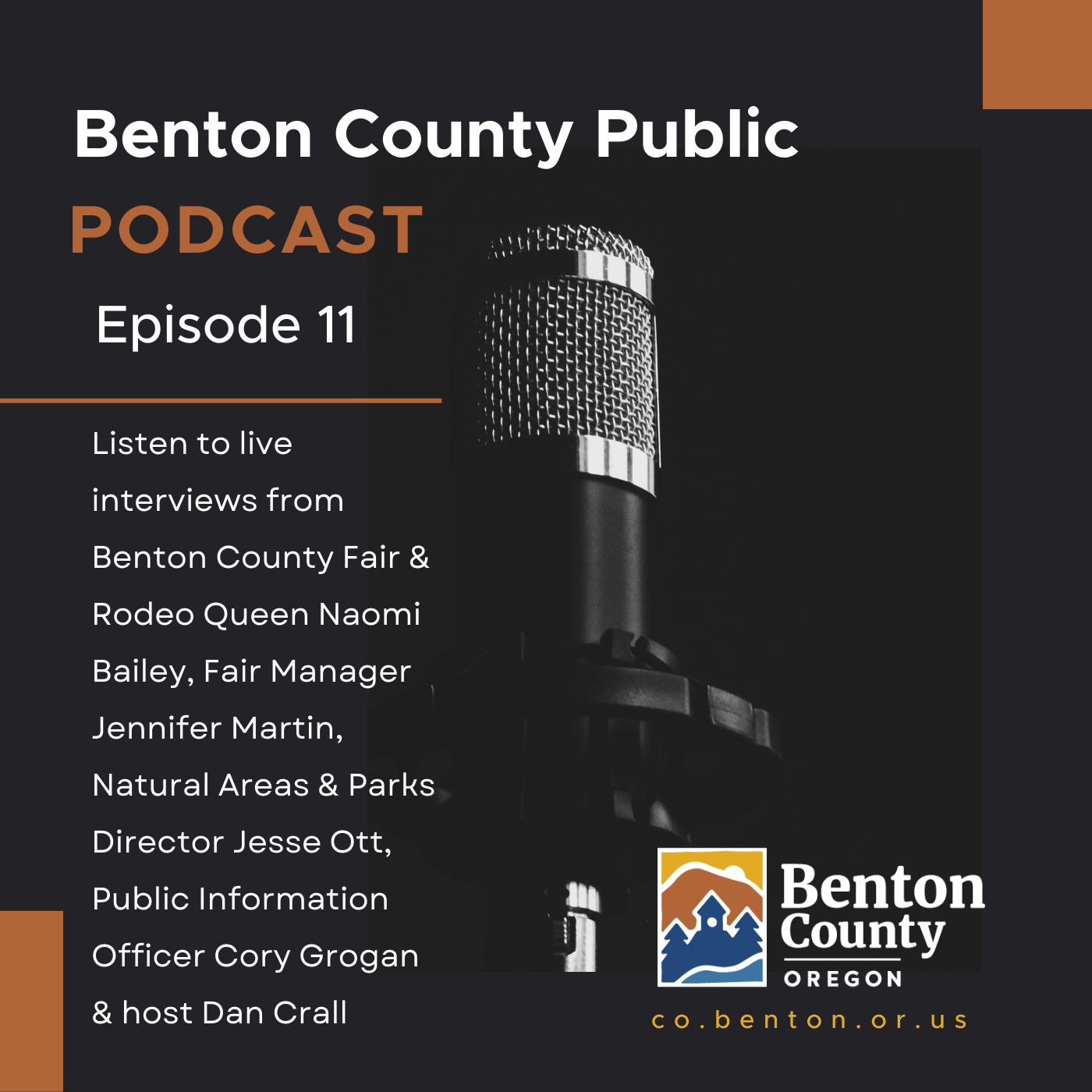 Episode 11 of the Benton County Public Podcast features the Benton