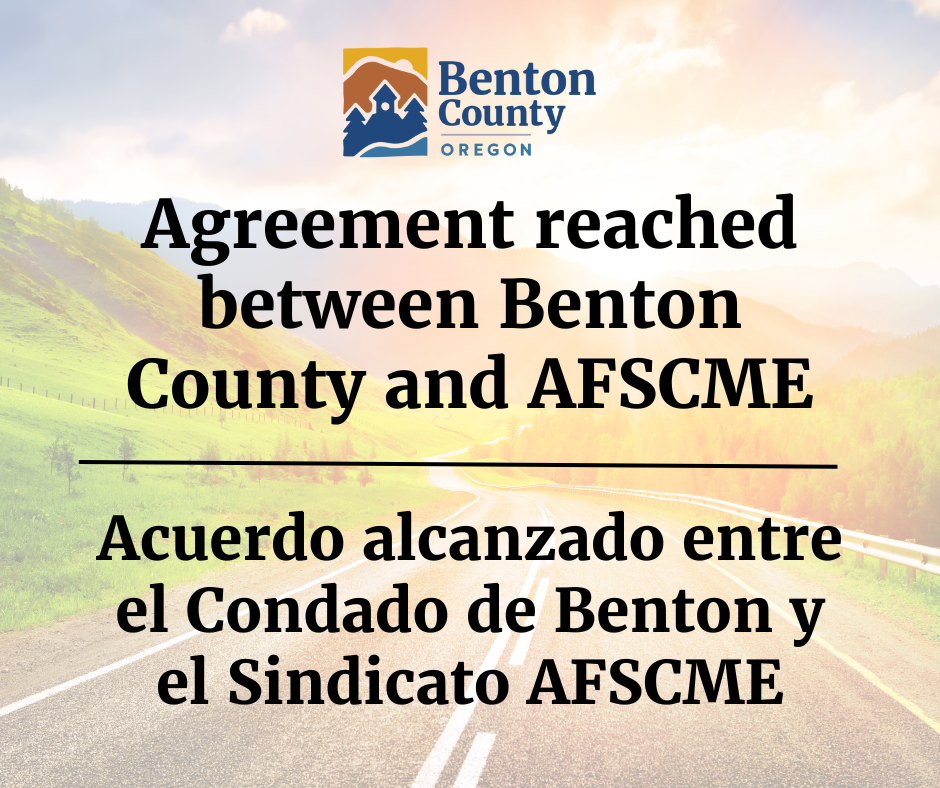 Image for Benton County and AFSCME Reach Agreement on New Contract 