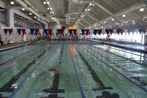 Swimmers in the pool at the Osborn Aquatic Center. Image courtesy City of Corvallis.