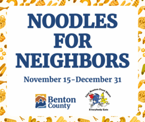 Noodles for Neighbors food drive