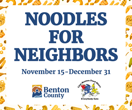 Noodles for Neighbors food drive