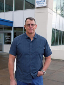 Ray Woothtakewahbitty at the County's Kalapuya Building