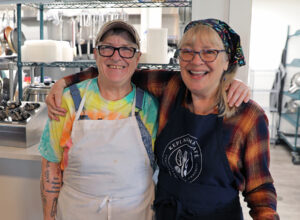 Community members supporting the Monroe Community Lunch at the South Benton Resource Center.