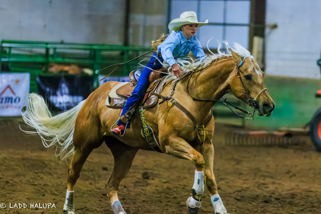 Contestants competes during the 2025 Spring Stampede