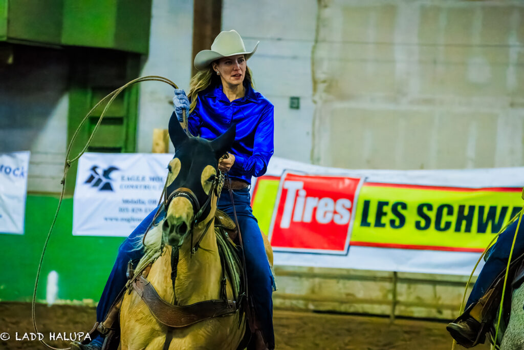 Nicole Schrock competes at the 2025 Spring Stampede 