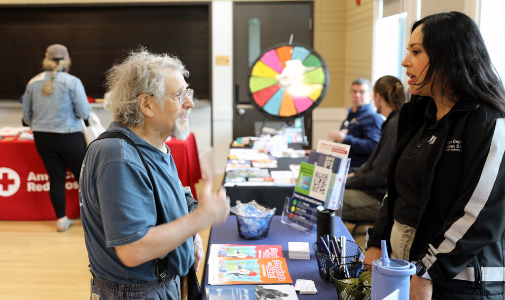 A steady stream of residents stopped by tables, asked questions and picked up resources at the Wildfire Readiness Fair on May 2, part of a growing regional effort to prepare communities for wildfire season. May is Wildfire Awareness Month in Oregon.