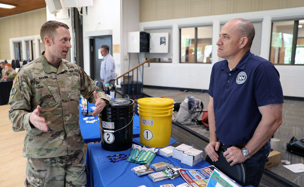 A steady stream of residents stopped by tables, asked questions and picked up resources at the Wildfire Readiness Fair on May 2, part of a growing regional effort to prepare communities for wildfire season. May is Wildfire Awareness Month in Oregon.