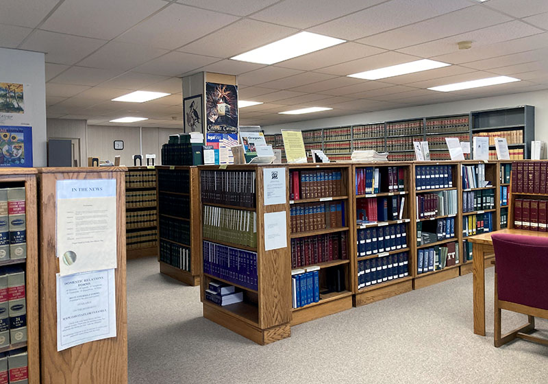 Overview interior Benton County Law Library